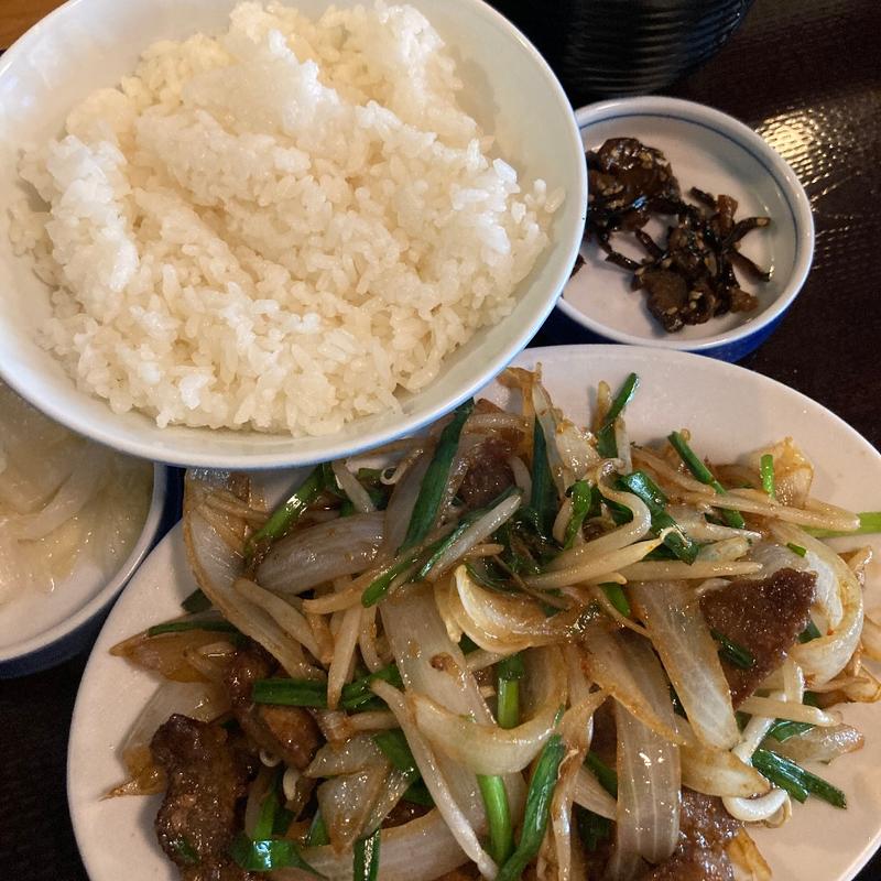 レバニラ炒め定食(大衆食堂 BEETLE)