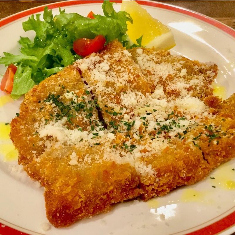 山形豚のミラノ風カツレツ(イタリアンバール ミーオ 野田店)