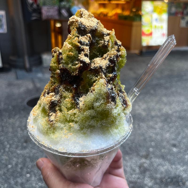 抹茶黒みつきな粉氷(丹山酒造 嵐山昇龍苑店 )