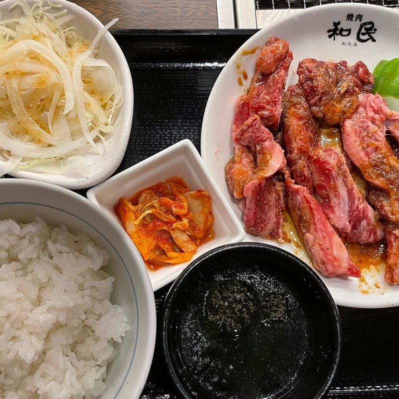 ワタミカルビセット(焼肉の和民 池袋西武東口店)