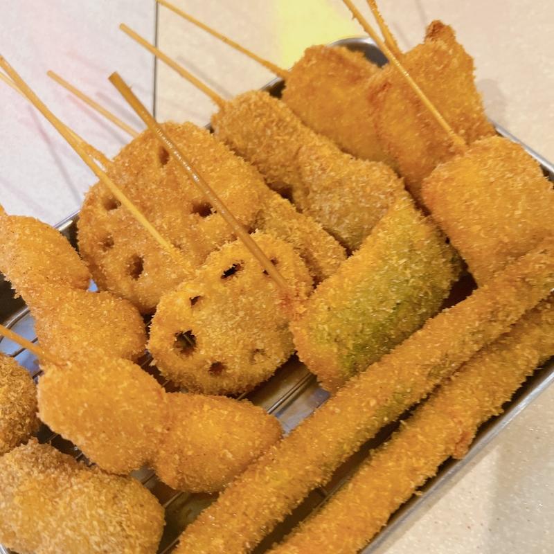 串揚げ(串カツ田中 梅ヶ丘店)