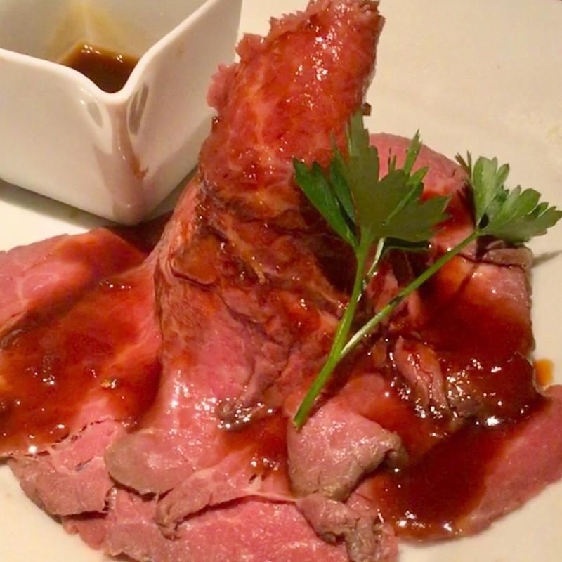 総料理長自慢の特製ローストビーフ(KICHIRI 茶屋町阪急駅前 （きちり）)