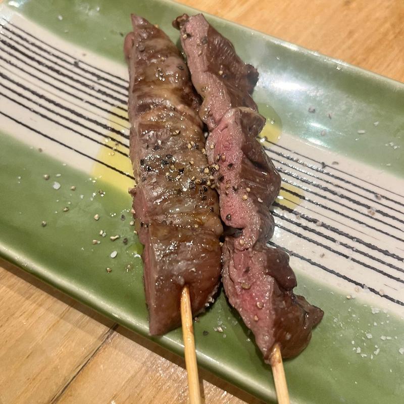 合鴨のハツ串(さかなとお酒 -魚の棚- うぉんたな)