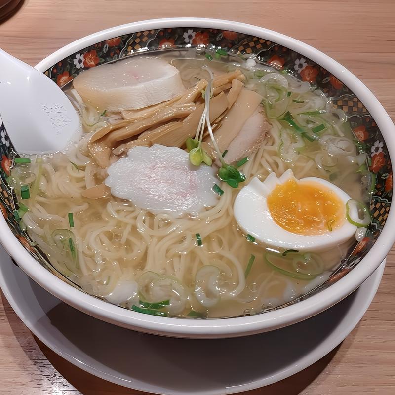 しおラーメン(函館麺厨房 あじさい 新千歳空港店)