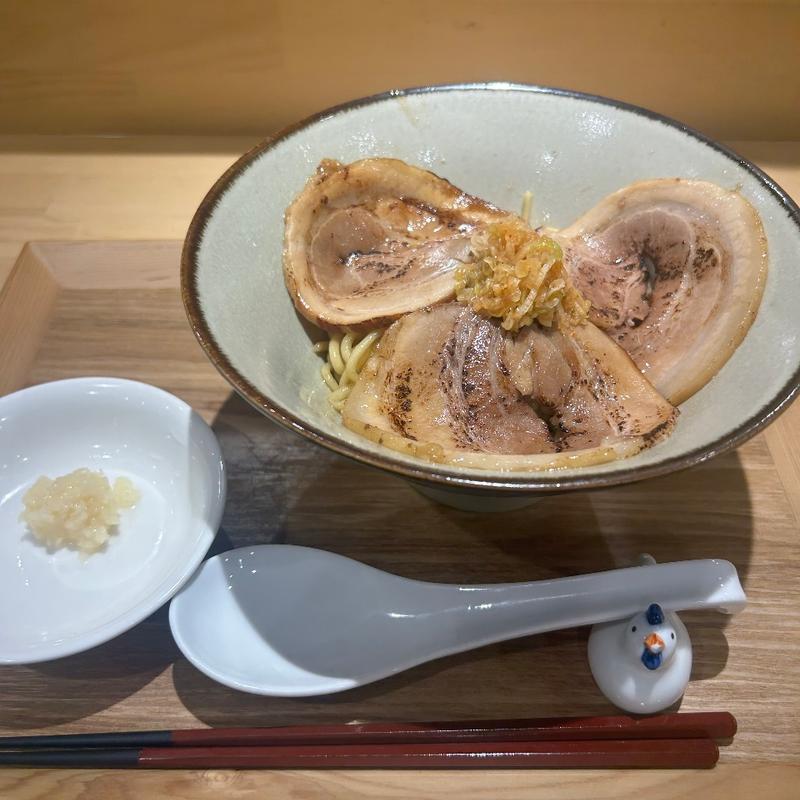 炙り焼豚油そば(鶏スタイル林)