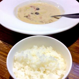 白菜とベーコンのクリームシチュー＋ミニライス(ＢＡＲｃａＡＬＥ)