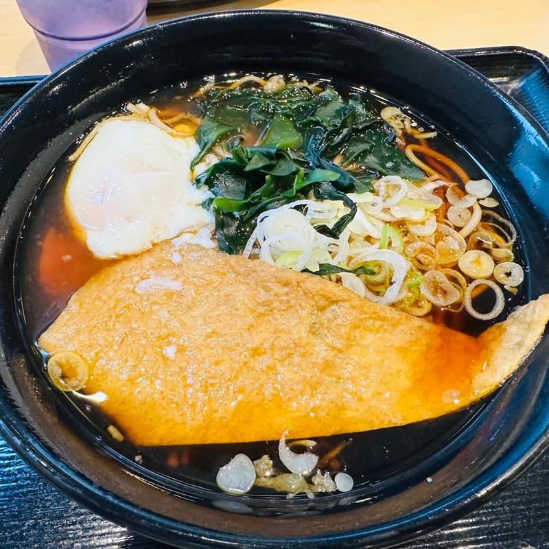 朝そば(温 きつね)(名代 富士そば 三光町店 （ふじそば）)