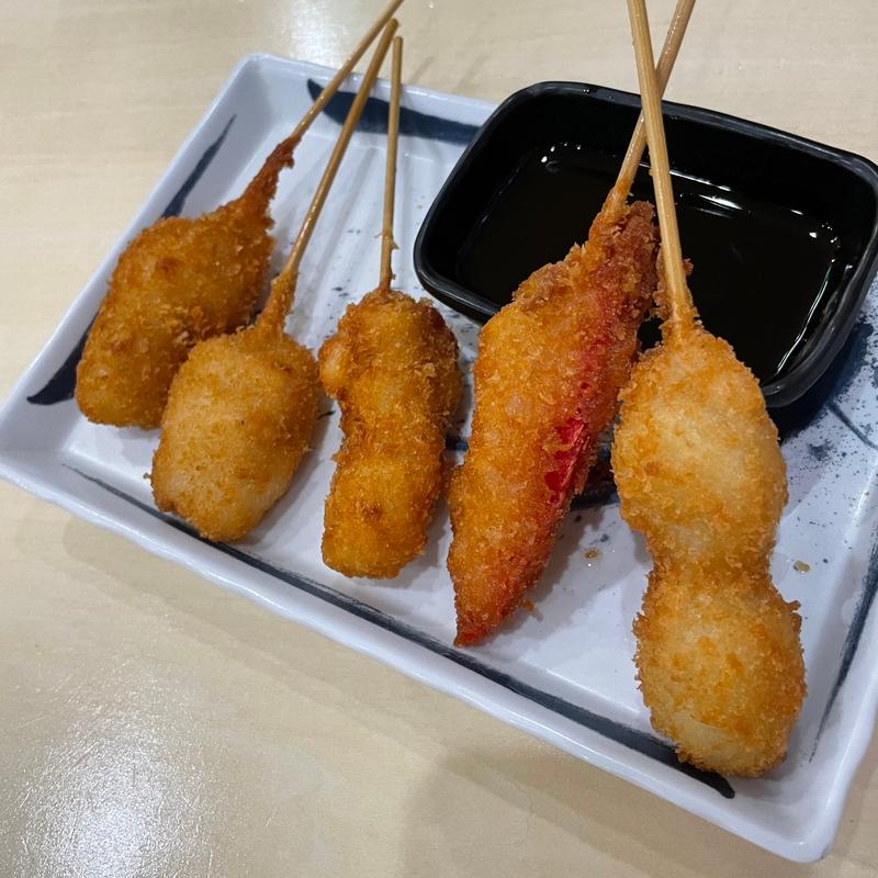 串カツ盛り合わせ(呑処 はせがわ)