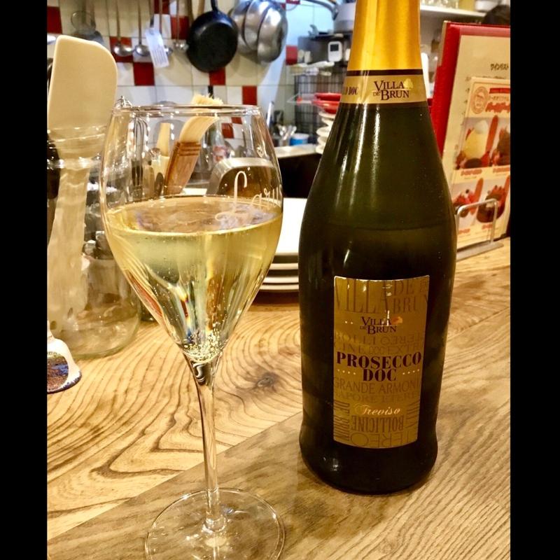 Antonini Ceresa Villa de Brun Prosecco NV(ケーキとイタリア料理 ミーオ 福島店)