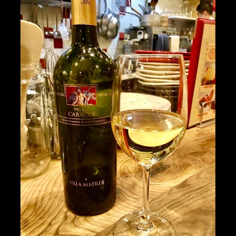 VIGNA CARACCI FALERNO DEL MASSICO Denominazione di Origine Protetta /// Bianco(ケーキとイタリア料理 ミーオ 福島店)