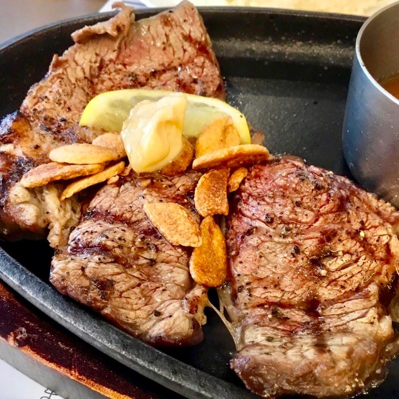 肩ロースのステーキ(シングル150g)(ステーキのＢ 広島駅前店)