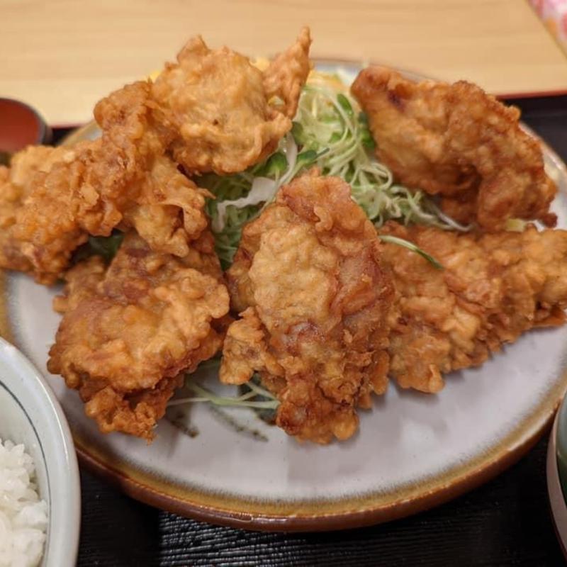 からあげ定食(ドライブイン幸華)