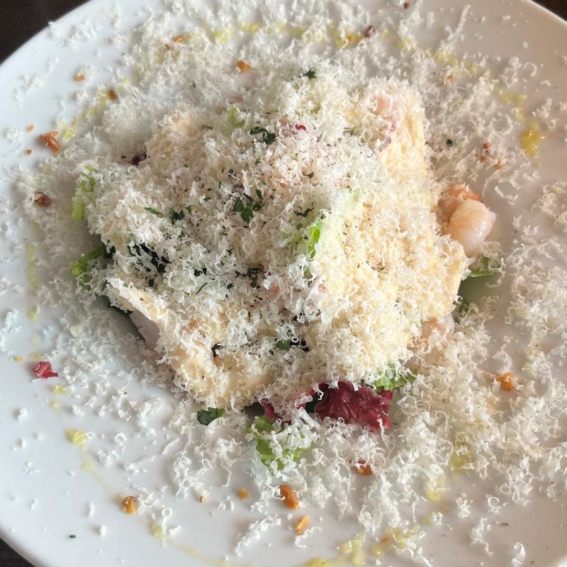 海老とズワイガニのシーザーサラダ(ミア・アンジェラ 大丸札幌店)