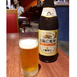 地域限定ビール「大阪に乾杯」(中瓶)(イタリアン たんとたんと｜JR野田駅近)
