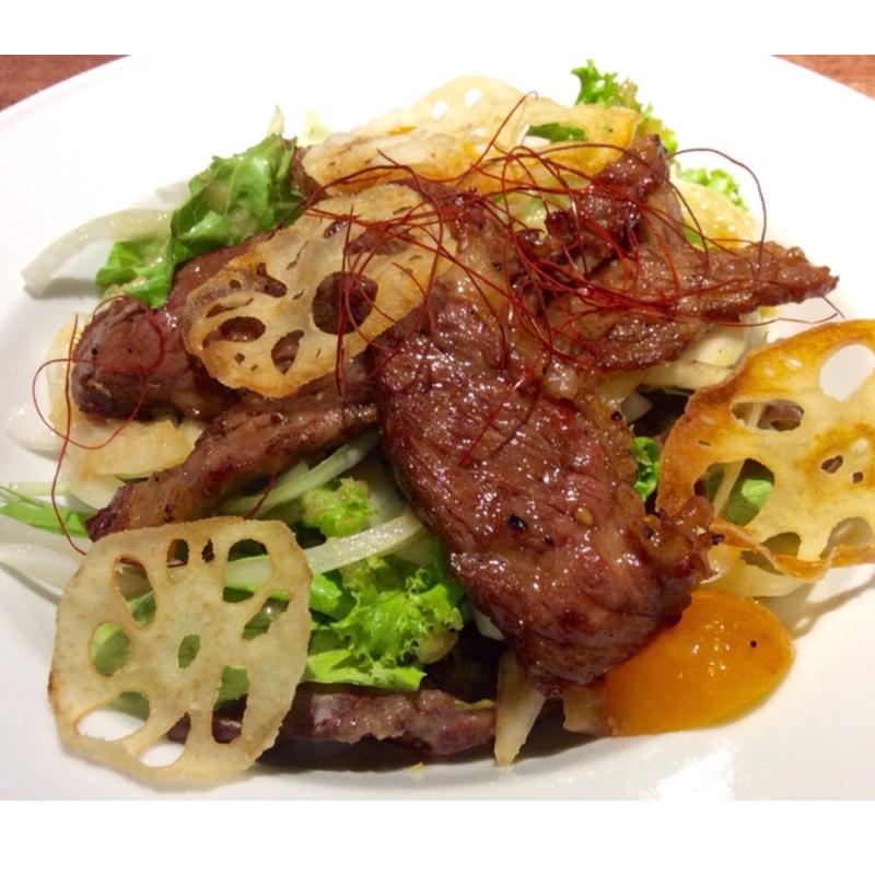 霜降りカルビ サラダ仕立て(イタリアン たんとたんと｜JR野田駅近)