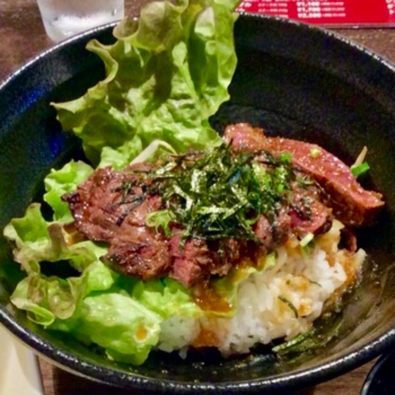 特選ハラミステーキ丼(シングル150g)(ステーキ食堂BECO)