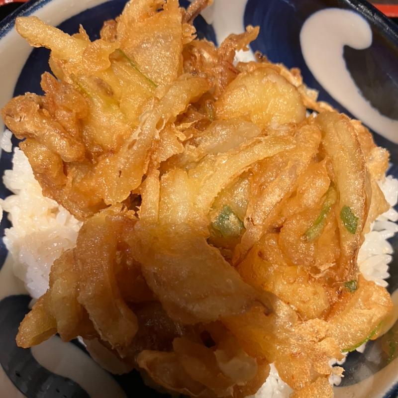 海老のかき揚げどん(蕎麦切り くろ)