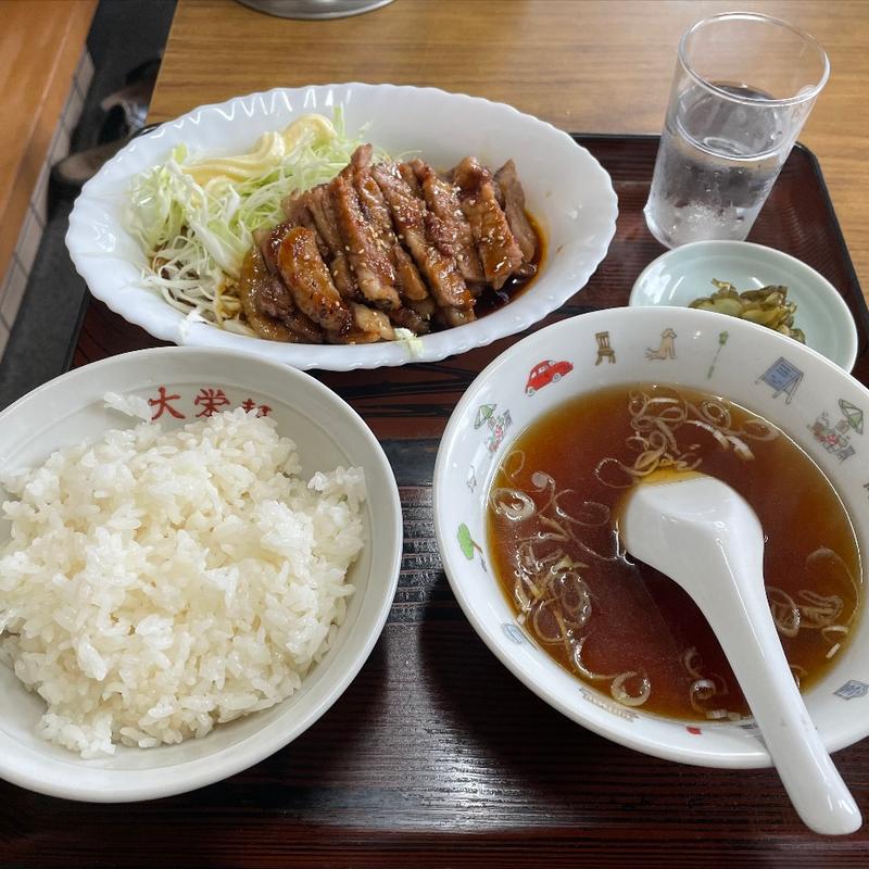 焼肉定食(唐辛子)(大栄軒 )