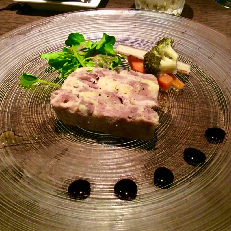 鴨とサツマイモのテリーヌ(ザ キッチン サルヴァトーレ クオモ 京都 )