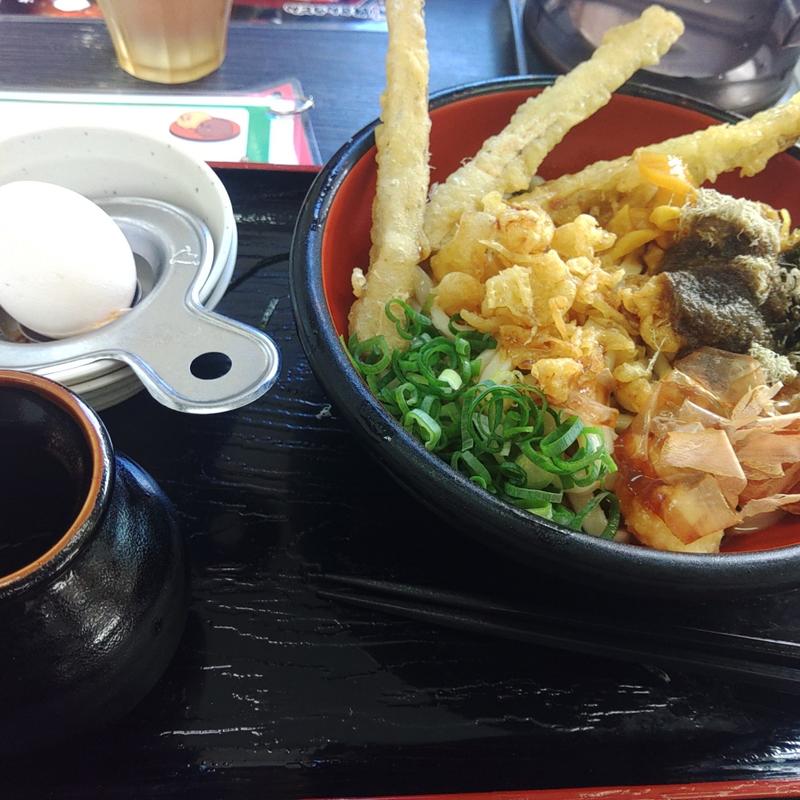 ぶっかけうどん(資さんうどん 春日白水店)