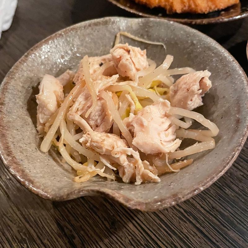 豆もやしとささみのナムル(ニコノスタンド)