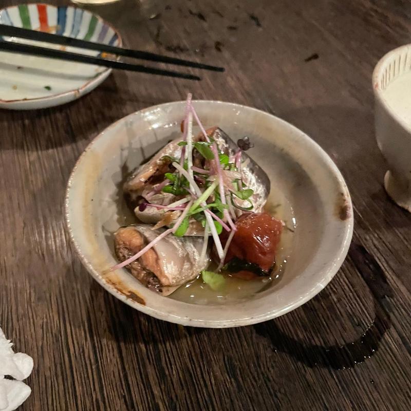 鰯の梅オイル煮(ニコノスタンド)