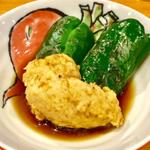 ピーマンとつくね(いなせや)