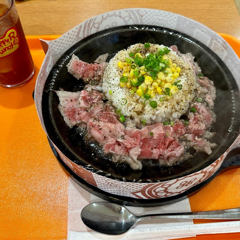 お肉たっぷりビーフペッパーライスM(ペッパーランチ イオンモール八千代緑が丘店)