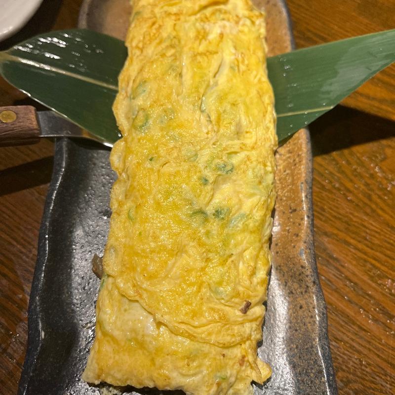 牛すじ出汁巻き玉子(広島お好み焼き Big-Pig 神田カープ本店)