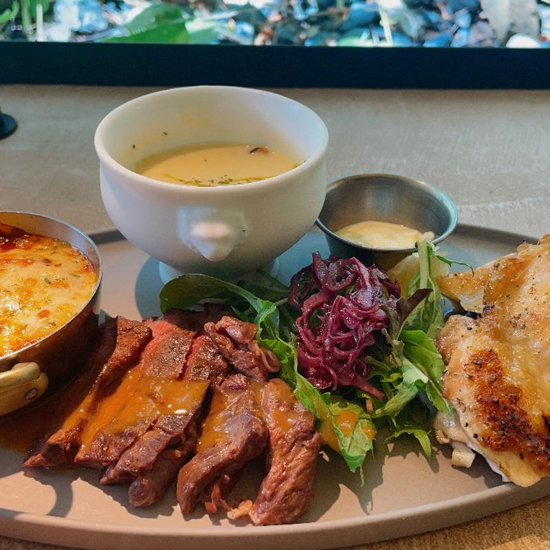 4種のメインの盛り合わせ(italiancafe SEN℃ -センド-)