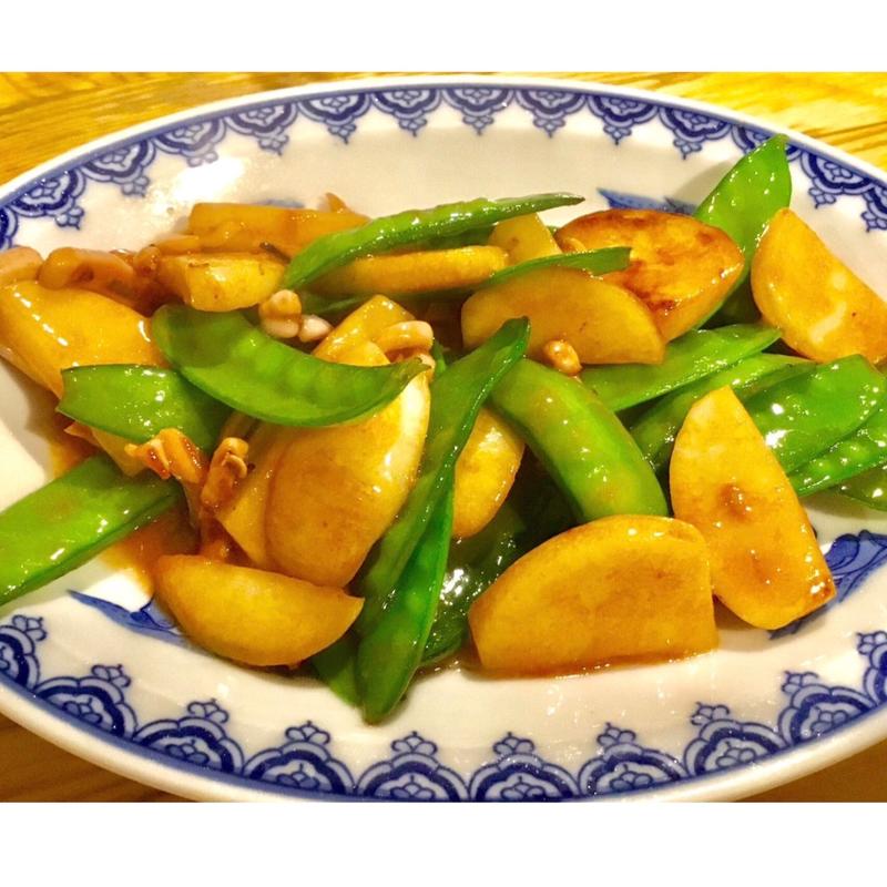 旬野菜塩辛バター炒め(そらや)