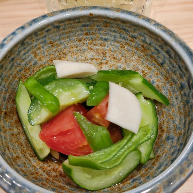 地野菜浅漬け(貝・海苔巻き 野毛しらはら)