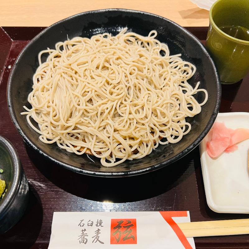 ざるそばいなりずし(蕎麦居酒屋 弦 ホワイティうめだ店)