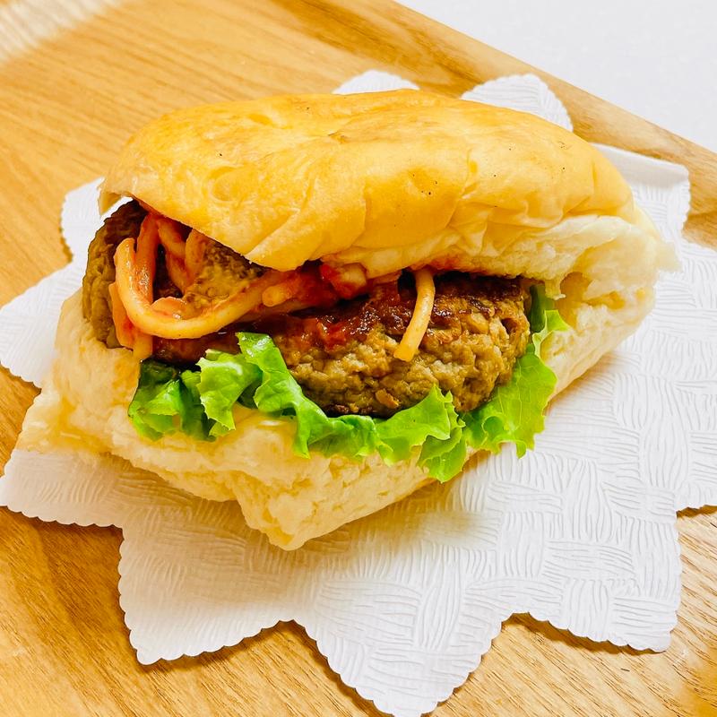 ハンバーガー(アサカベーカリー本町店)