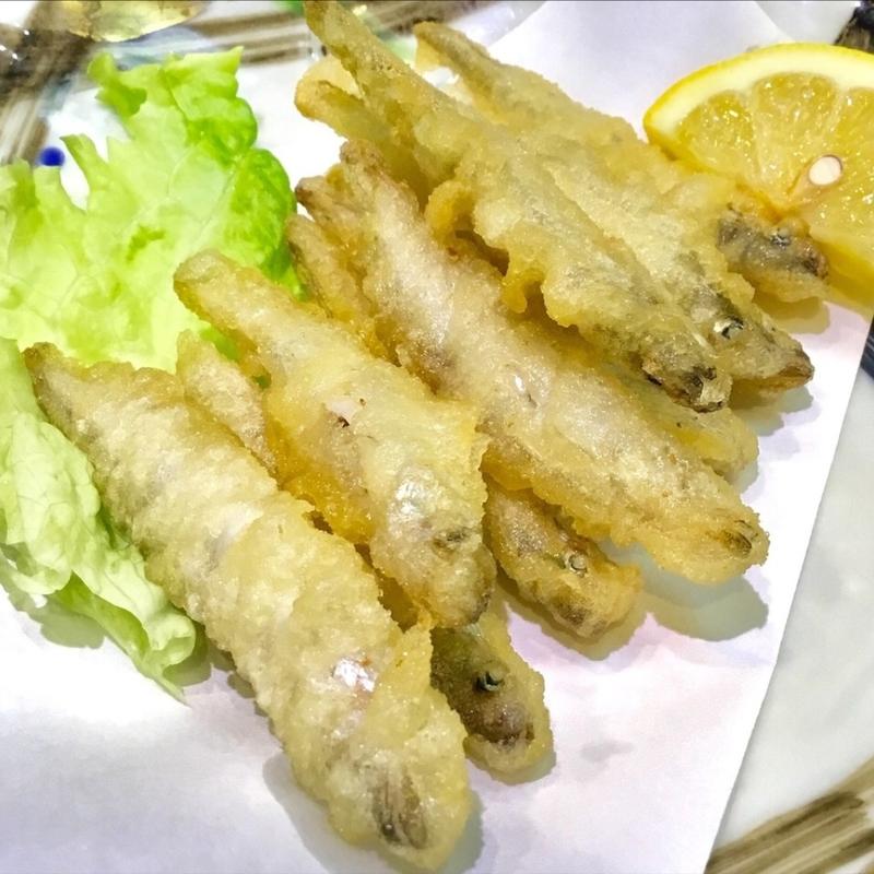 ワカサギ天ぷら(お食事処 なんとか )