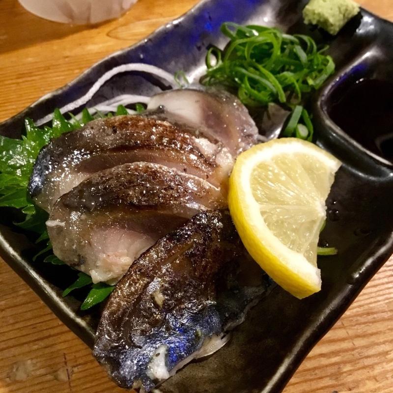 炙りしめサバ(立喰酒場 金獅子 西中島南方店)