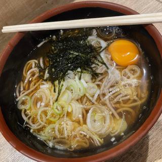 月見そば(万代バスセンター)