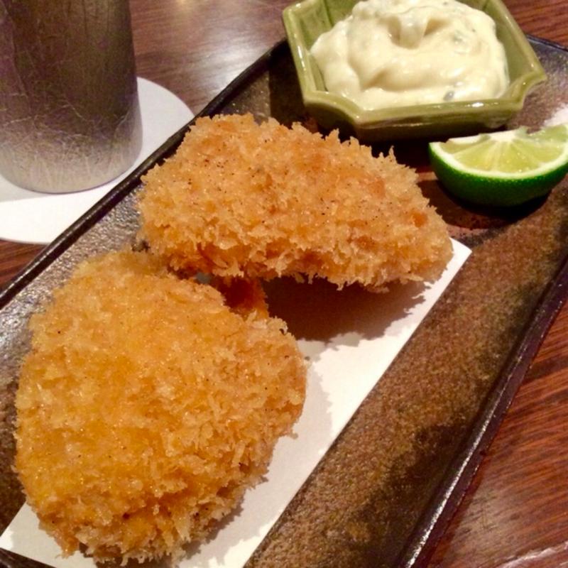 秋鮭フライ(ぽんしゅや三徳六味)