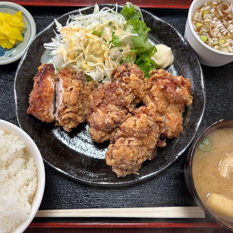 油淋鶏定食(木の家食堂)