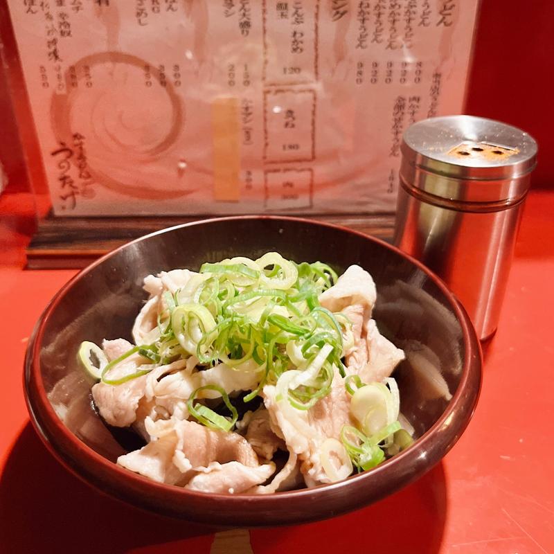 肉ぽん(かすうどん うのたけ )