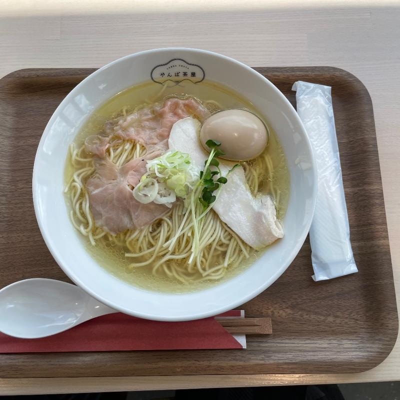 味玉　塩ラーメン(やんば茶屋)