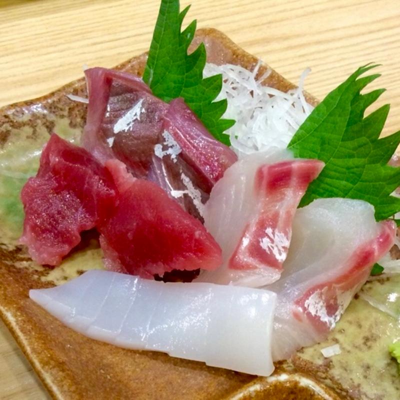 定食の別皿(三種盛)(スタンドふじ)