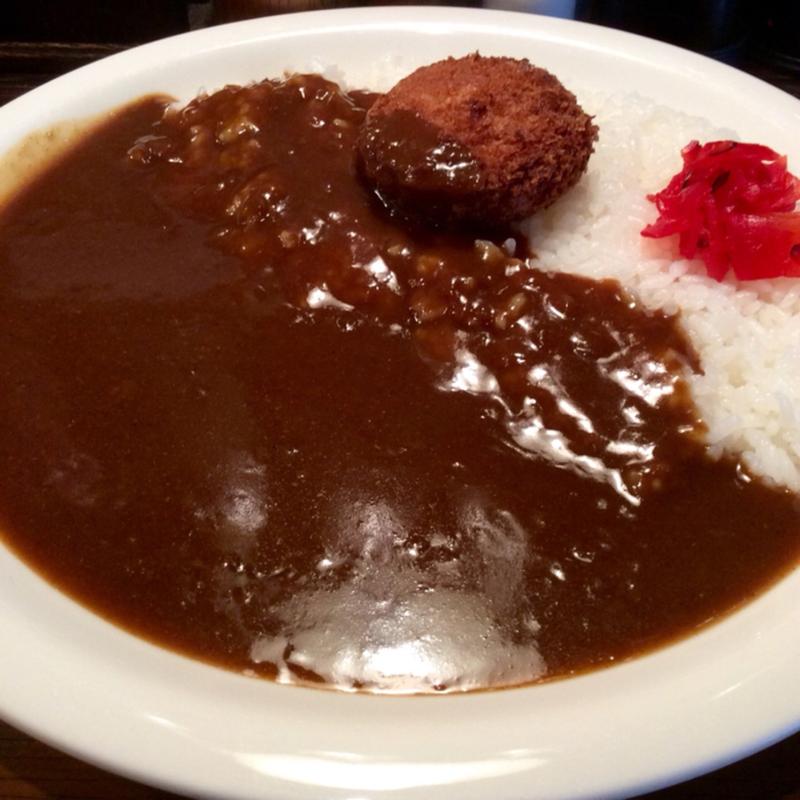 ミンチカツカレー(鈍◯酒場 福島店)