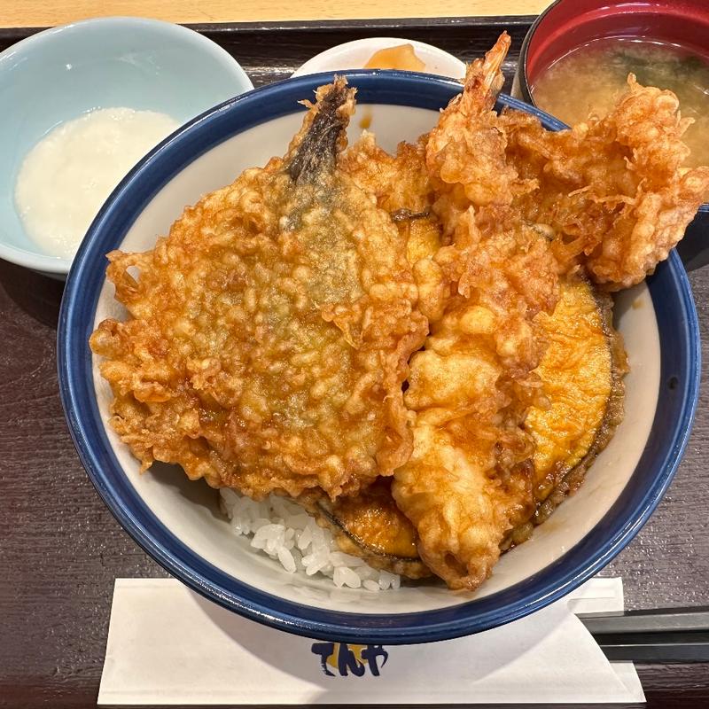 夏の特丼・鯵➕とろろ(天丼てんや 橋本店)