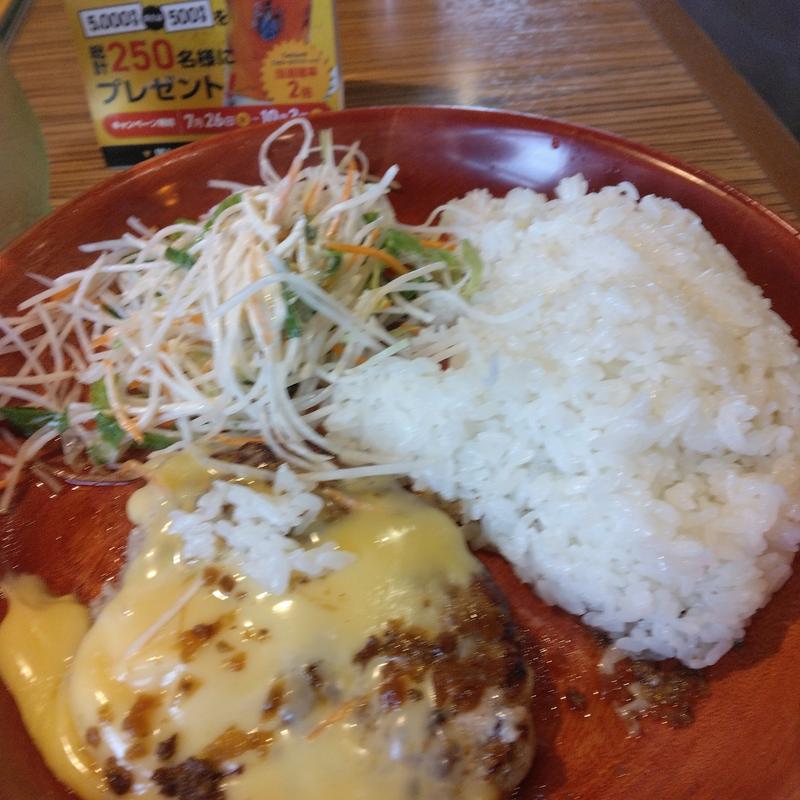 チーズバーガーセット(びっくりドンキー 手稲前田店)