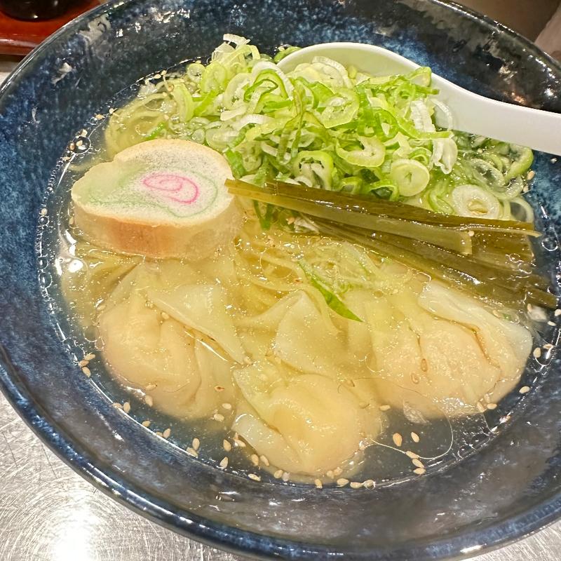 海老ワンタン麺（塩）(函館らーめん 醐りょう)