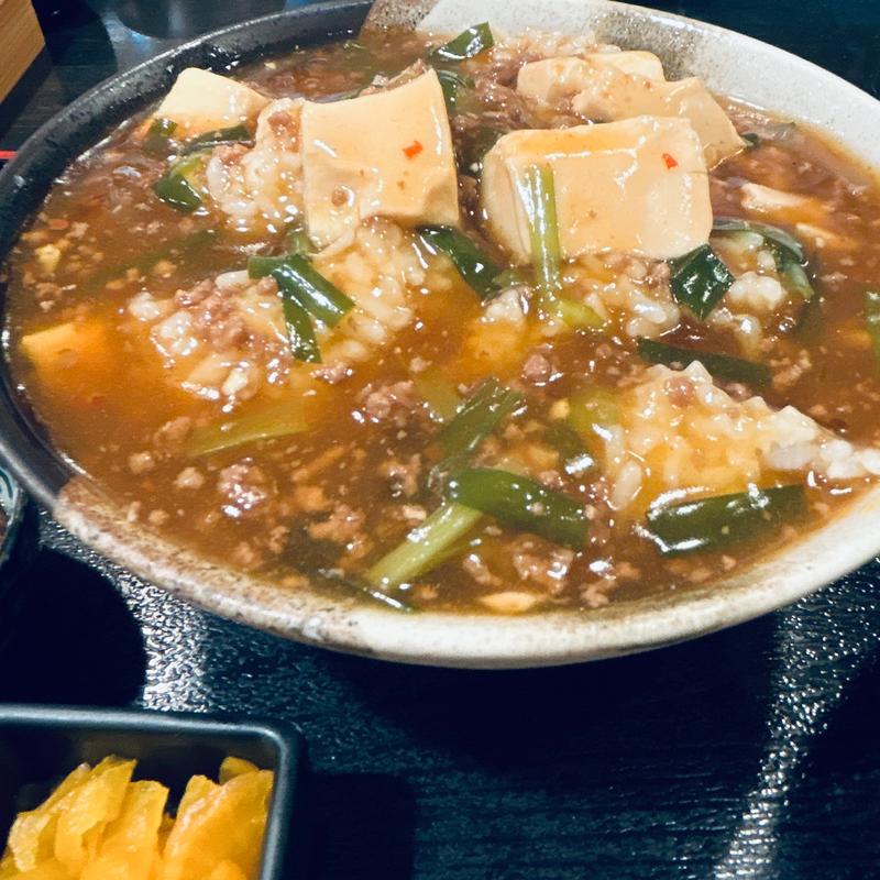 麻婆豆富丼定食(創菜酒房 おん 梅田店)