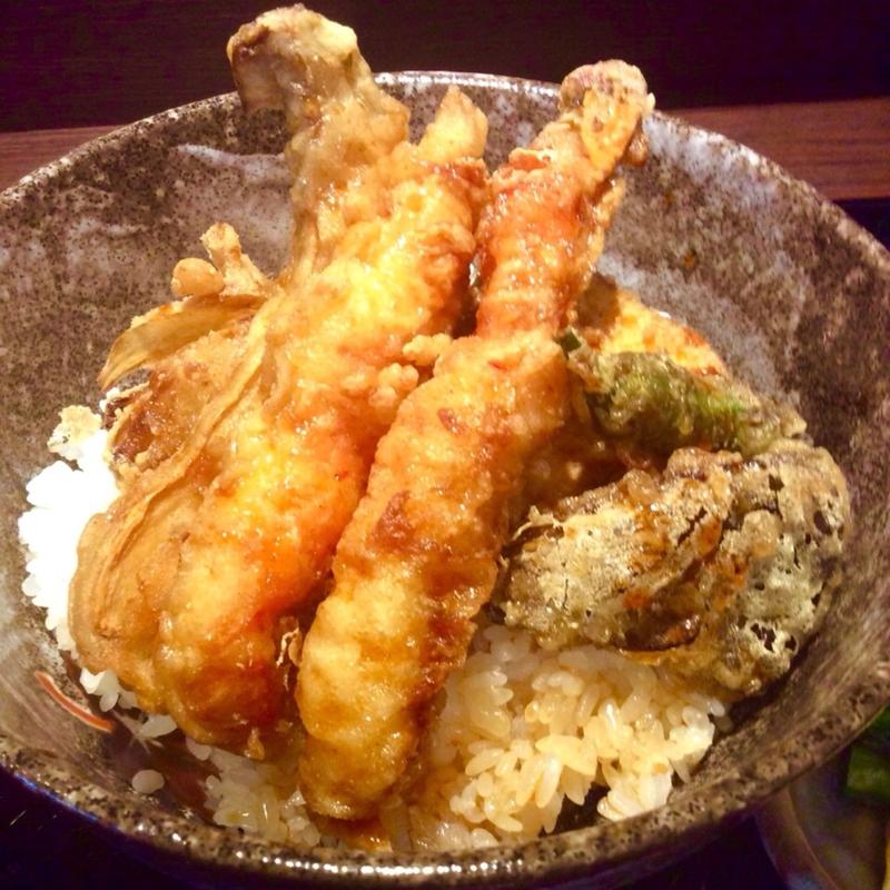 天丼(炭味旬菜 収穫)