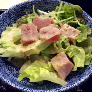 ランチのマグロサラダ(鯖とか烏賊とか真とか)