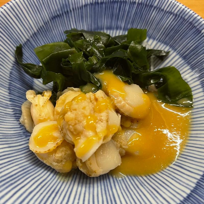 ホタテのぬた(大衆酒場 五の五 ぴおシティ桜木町店)